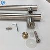 Durable Stainless Steel Glass Push Pull OEM Customized Round Pipe H Shape Glass Door Handle