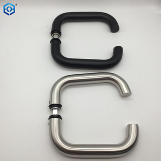 SSS Or Black Stainless Steel Door Handle for Narrow Aluminum Frame Door