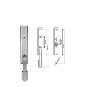 European Style American Standard Metal 304 Stainless Steel Main Entrance Door Handle Lock