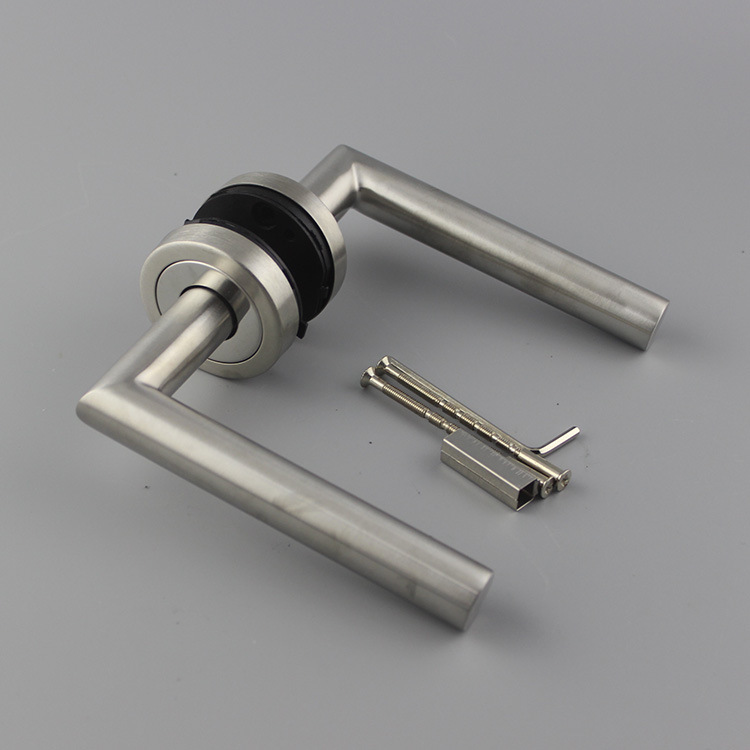 Double Sided Tube Lever Door Handle