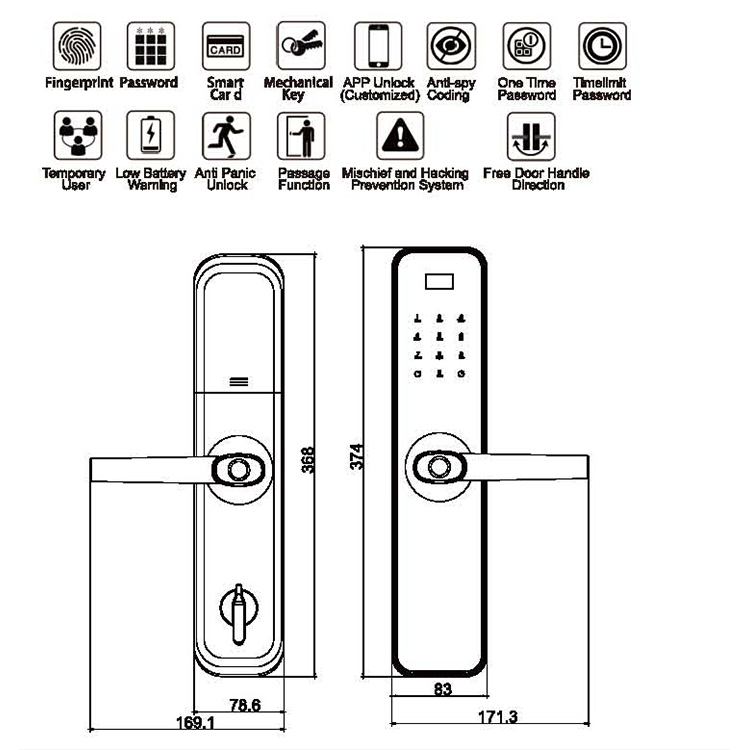 yale biometric lock