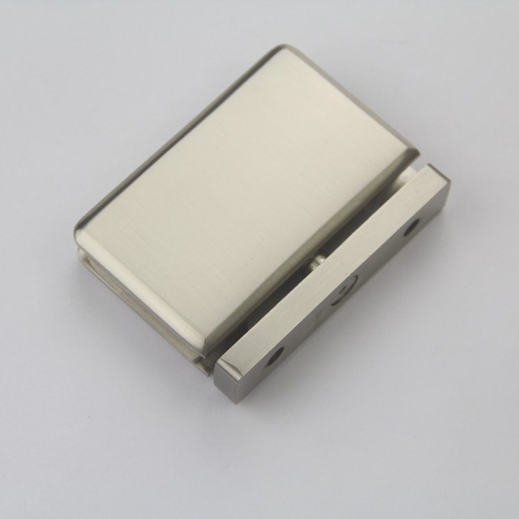 glass door with hinges