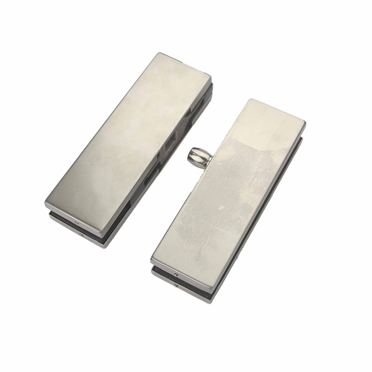 stair glass brackets