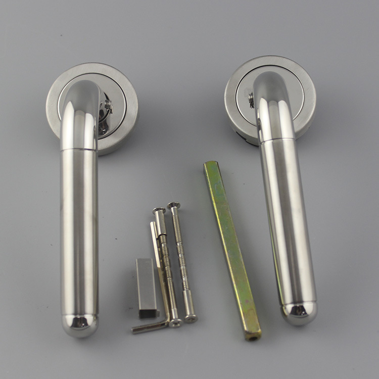 Mitred Twin Finish tube door handle 