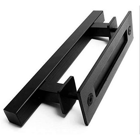 Heavy Duty Carbon Black Barn Door Flush Handle - Buy Black Sliding Barn ...