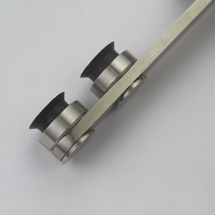 barn door style sliding glass shower doors