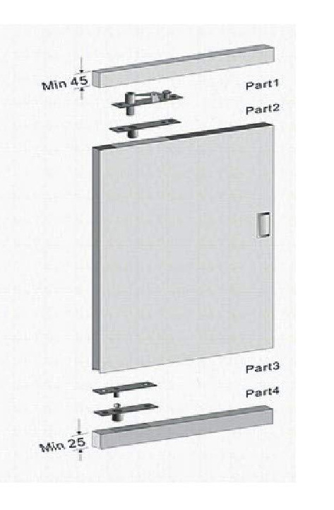 front door pivot hinge 
