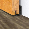 black coated roller hardware barn door floor guide Adjustable with Accessories