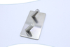 3M Sticker Adhesive Key Holder Wall Kitchen Bathroom Organizer double Hanger Hook Stainless Steel door hooks