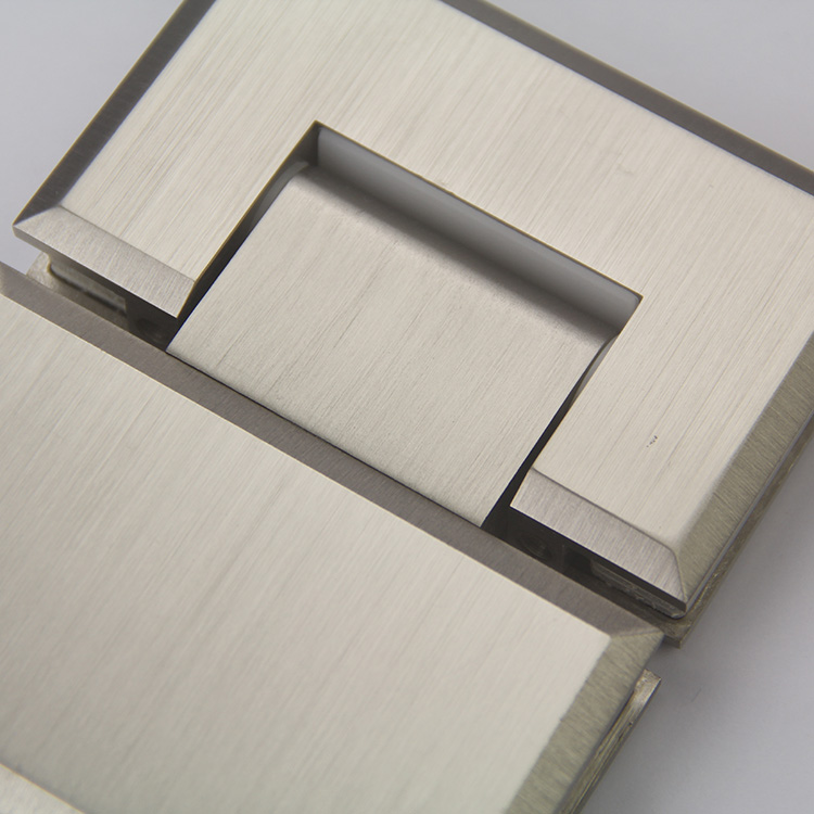 Stainless Steel Shower Hinges Glass to Glass 180 Degree Glass Door
