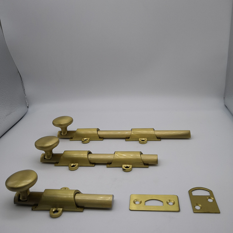 brass flat door bolt