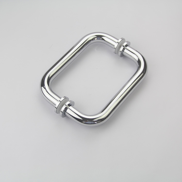 Chrome Popular Designs Glass Hardware Brass Door Lock Pull Handle Buy