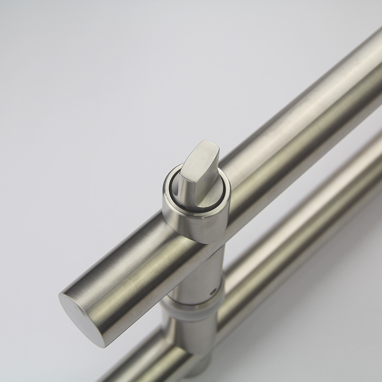 glass door latch and lever handles