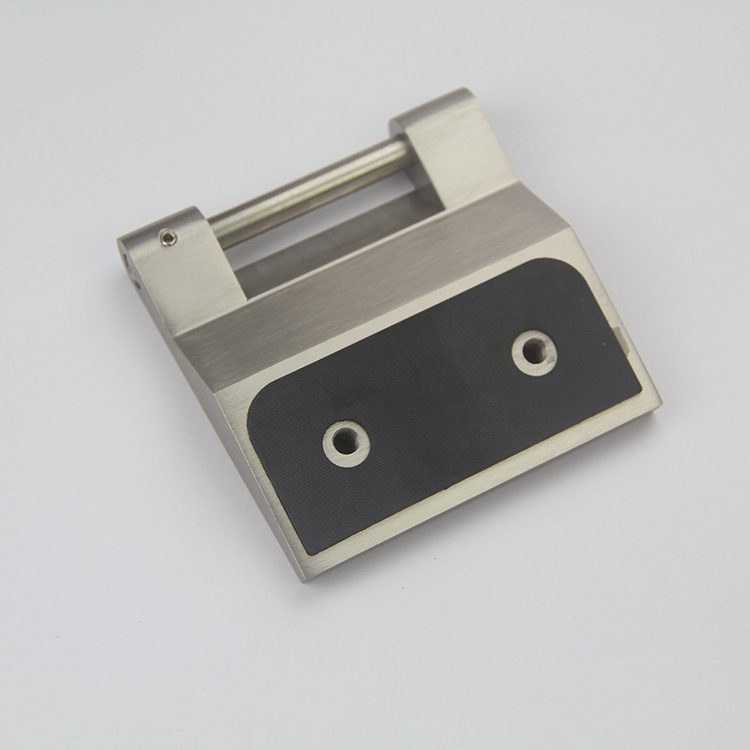 Black Stainless Steel Glass Hinge for Glass Door in Satin & Polish