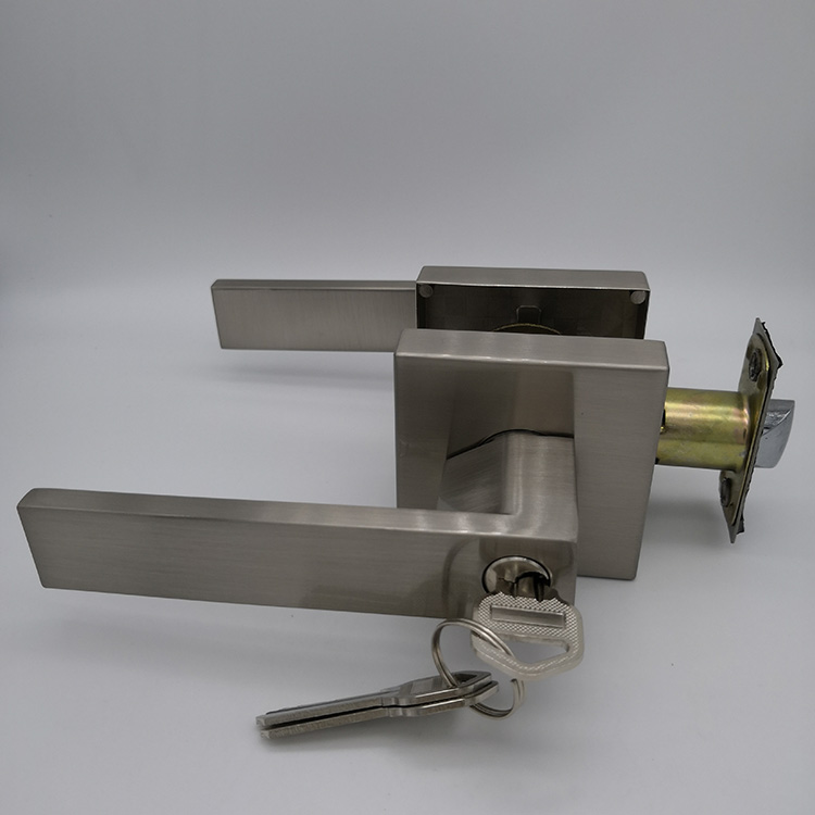 black Zinc Alloy Door Lock