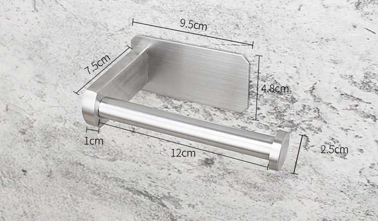 brushed nickel toilet paper stand