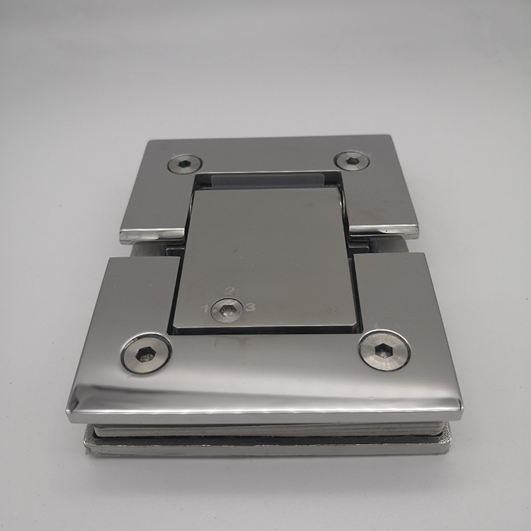 inset glass door hinge