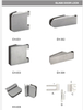 High Quality Swing Glass Door Satin Bottom Patch Fitting in China
