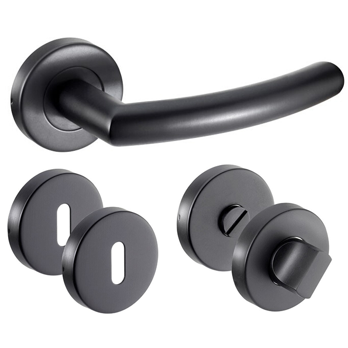 Black Internal Door Handles with Matte Black Finish B1610BL Buy Black