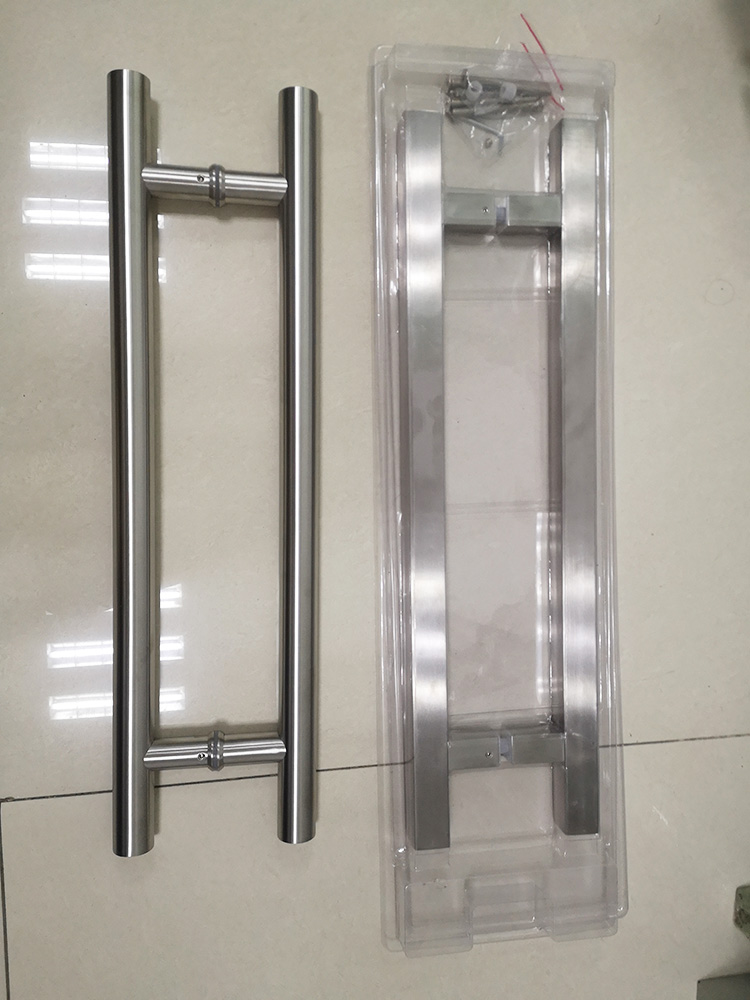 High quality suppliers 304 stainless steel glass door handles 