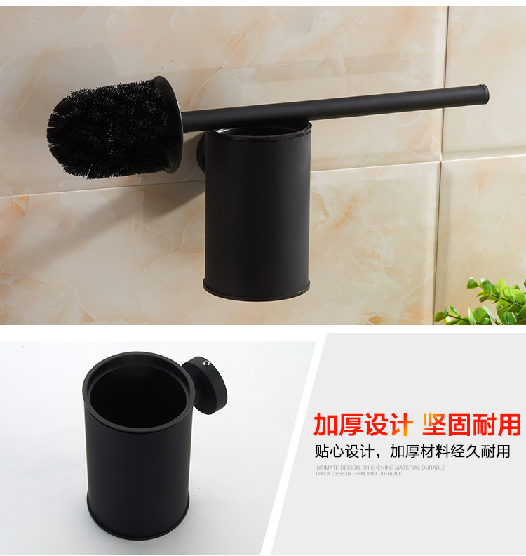 unique decorative brass wall mounted chrome toilet brush holder