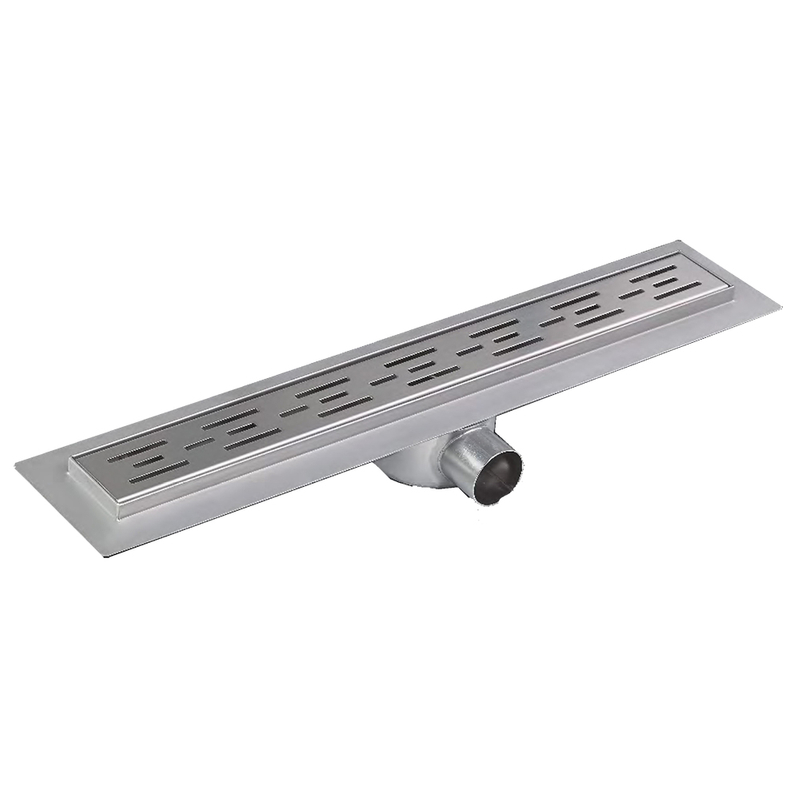 Linear Shower Drain with Stainless Steel Drain Grate